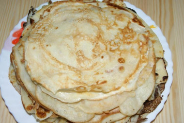 Блины в пластиковой бутылке на сыворотке