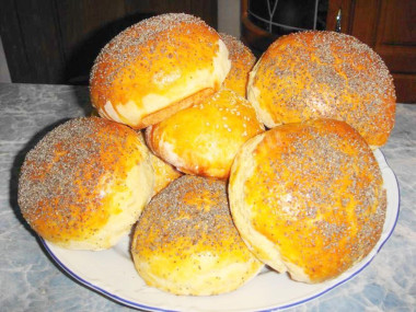 Булочки на воде с маком