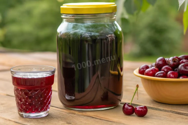 Сок вишни на зиму