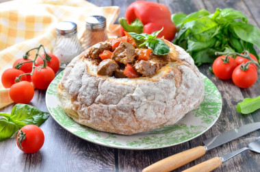 Говядина в хлебе