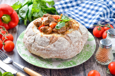 Говядина в хлебе