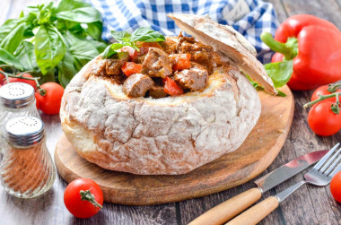 Говядина в хлебе