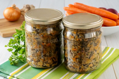 Грибная икра из опят на зиму