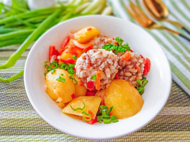 Ежики с картошкой