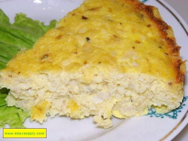 Суфле с рыбой и мускатным орехом запеченное