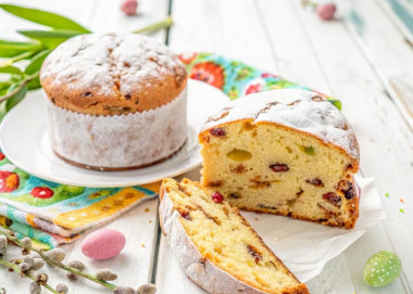 Кулич с творожным сыром