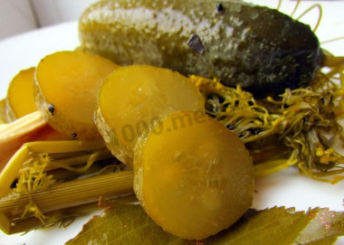 Огурцы квашеные с чесноком и укропом в банках на зиму