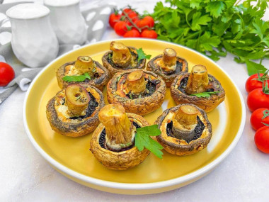 Шампиньоны в аэрогриле