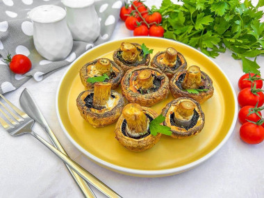 Шампиньоны в аэрогриле