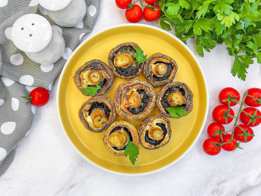 Шампиньоны в аэрогриле