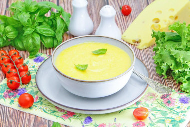 Сырный суп без мяса