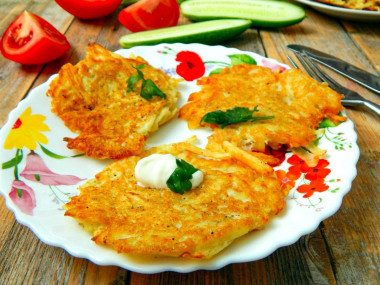 Картофельные драники без муки