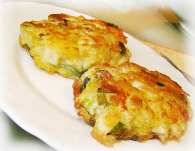 Куриные котлеты рубленные с сыром и майонезом Нежность