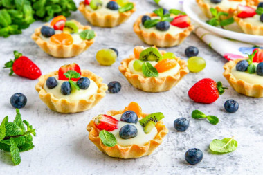 Тарталетки со сладкой начинкой