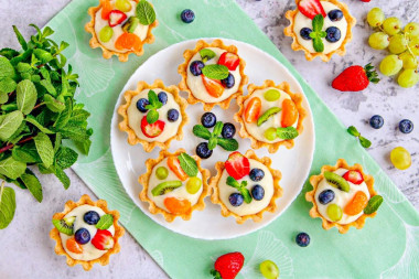 Тарталетки со сладкой начинкой