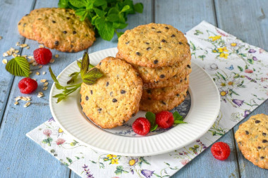Овсяное печенье с шоколадной крошкой