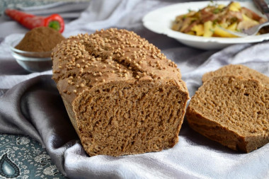 Бородинский классический хлеб в духовке