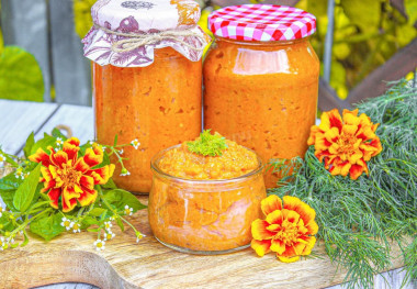 Кабачковая икра классическая