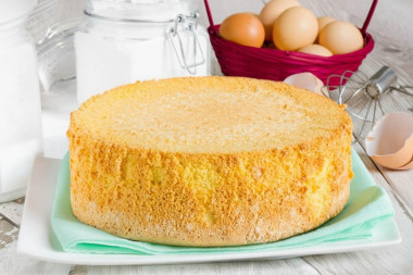 Бисквит классический в духовке