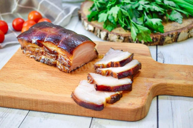 Мясо горячего копчения в коптильне в домашних условиях