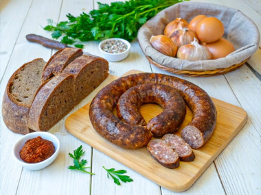 Домашняя ливерная колбаса