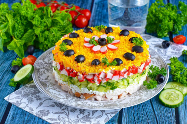 Быстрый салат на день рождения