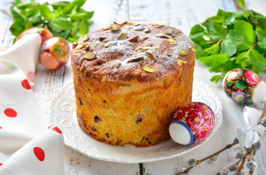 Кулич пасхальный на закваске