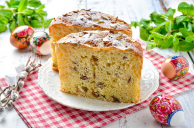 Кулич пасхальный на закваске