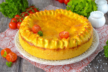 Пирог с ливером в духовке