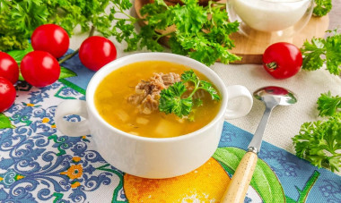 Суп гороховый классический с мясом