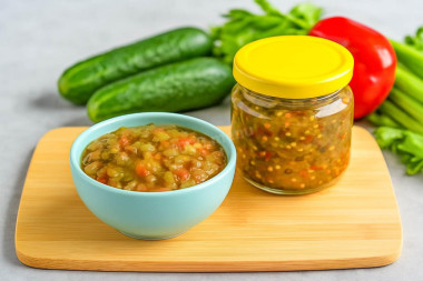 Соус Релиш с огурцами на зиму