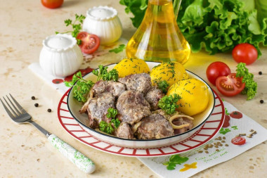 Куриная печень в аэрогриле