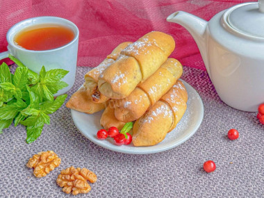 Трубочки с орехами