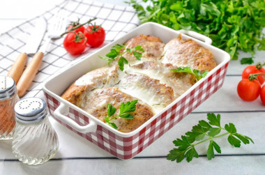Ленивые колдуны из картофеля с фаршем