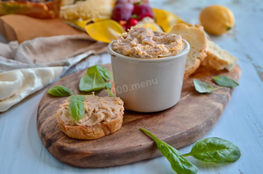 Паштет из свиной печени с салом через мясорубку