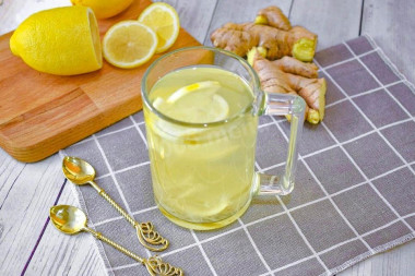Имбирный чай с лимоном для похудения