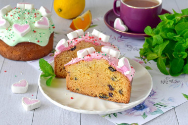 Кулич пасхальный с желатином