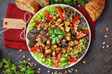 Хрустящие баклажаны в аэрогриле