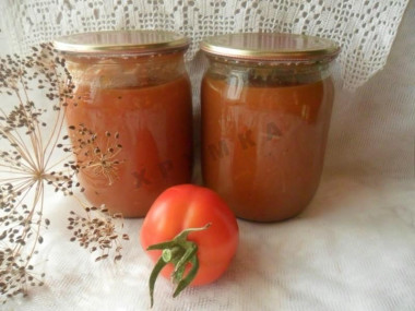 Краснодарский соус с яблоками помидорами корицей на зиму