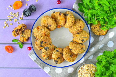 Низкокалорийное овсяное печенье