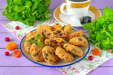 Низкокалорийное овсяное печенье