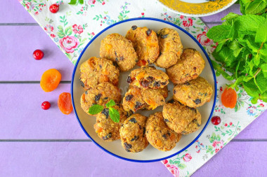 Низкокалорийное овсяное печенье