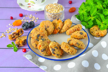 Низкокалорийное овсяное печенье