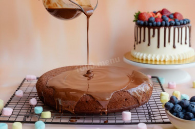 Глазурь для торта из какао шоколадная