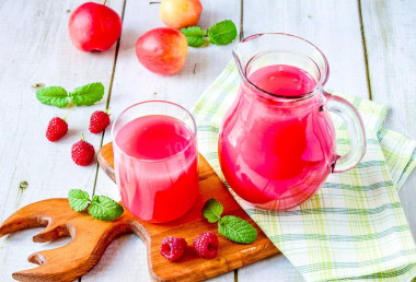 Кисель из компота и крахмала