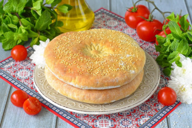 Узбекские лепешки в духовке