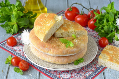 Узбекские лепешки в духовке
