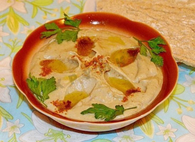 Бабагануш с пастой тахини