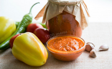 Томатный соус с болгарским перцем и овощами на зиму