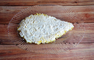 Рецепт - Слоеный салат с грудками Крыска - Шаг 4 - мундире&quot